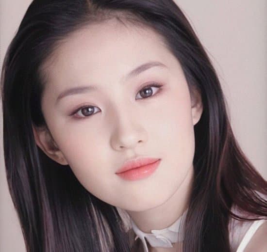 a beautiful chinese girl who is an example of the goose egg face