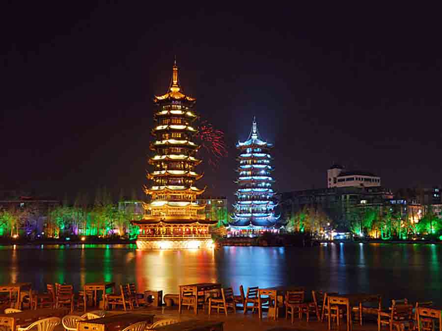 Guilin pagodas
