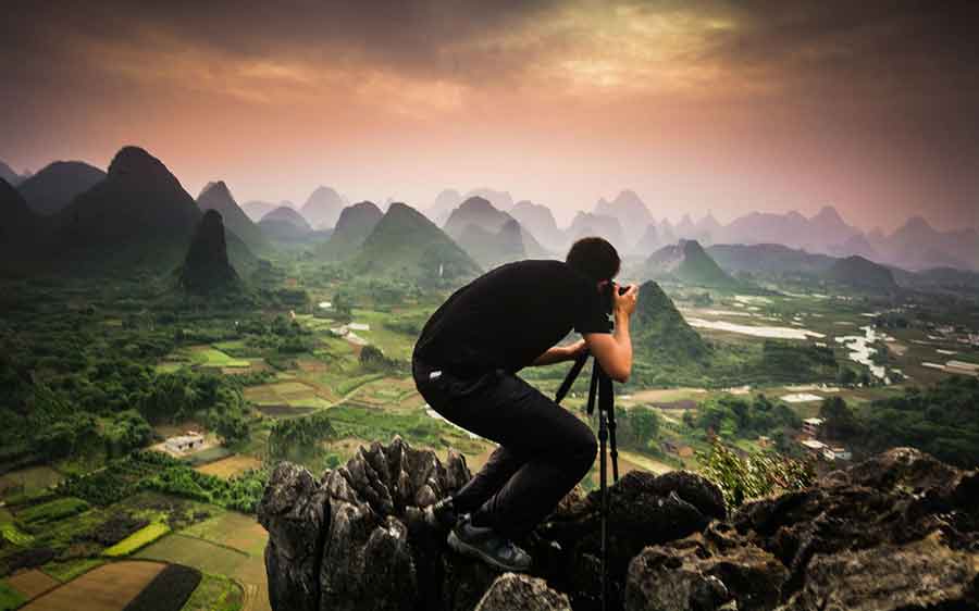 Guilin hiking photography