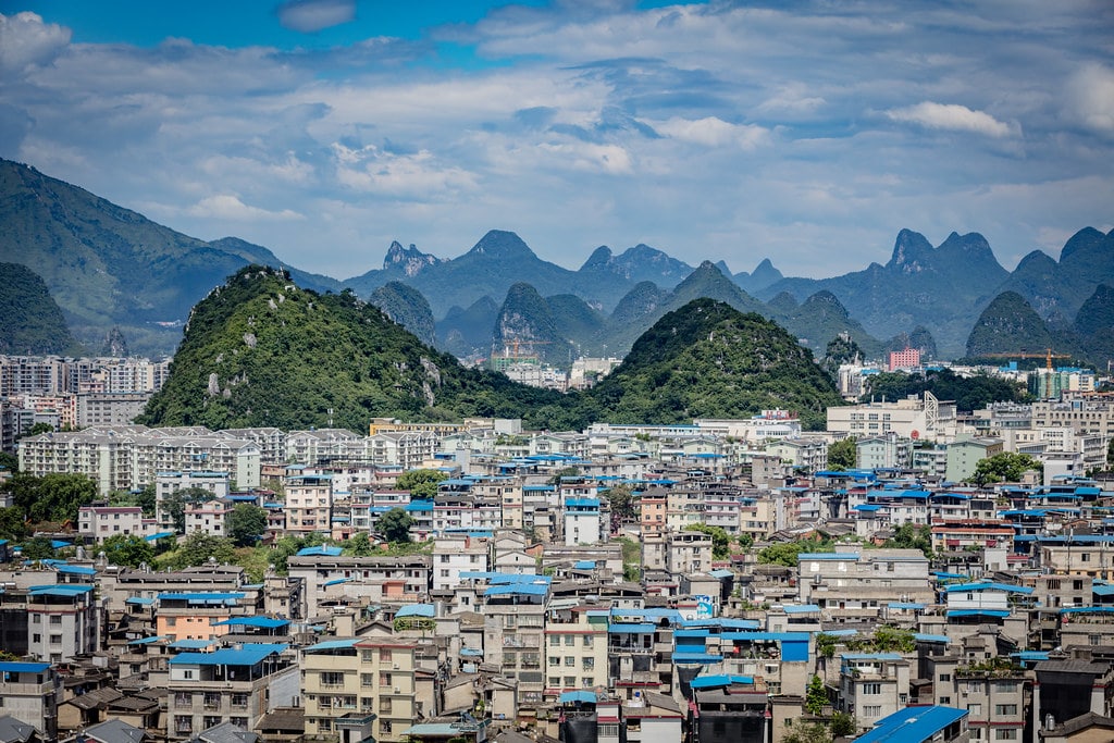 View on Guilin from Fubo Hill