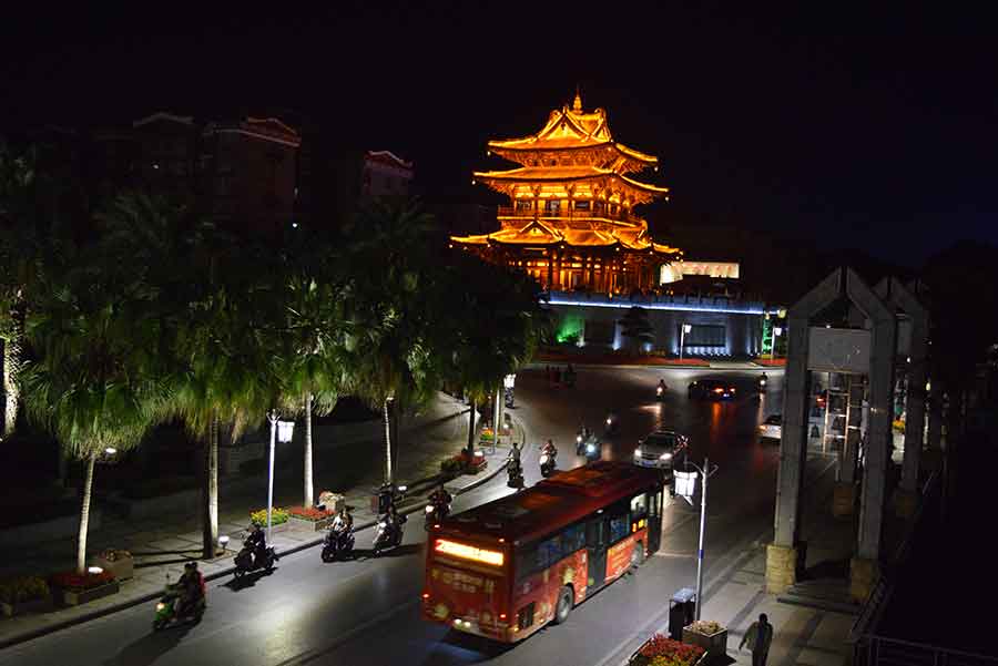 Guilin City Lights Downtown