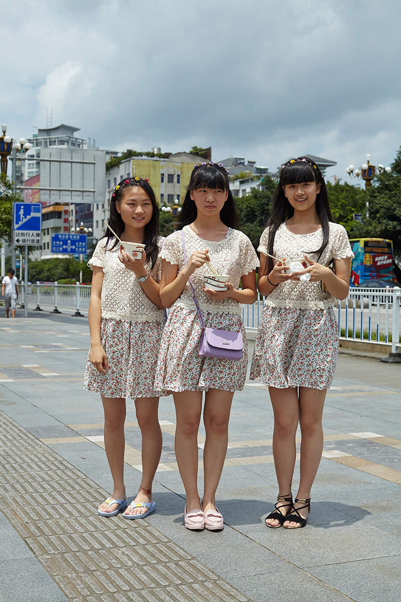 People of Guilin, China