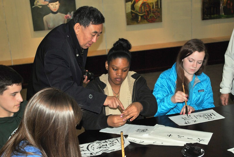 China study tour: Caligraphy
