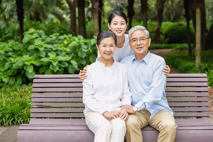 Portrait of a Chinese family