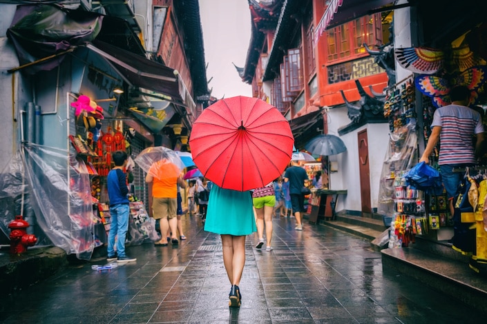 How do you talk about the weather in Chinese?