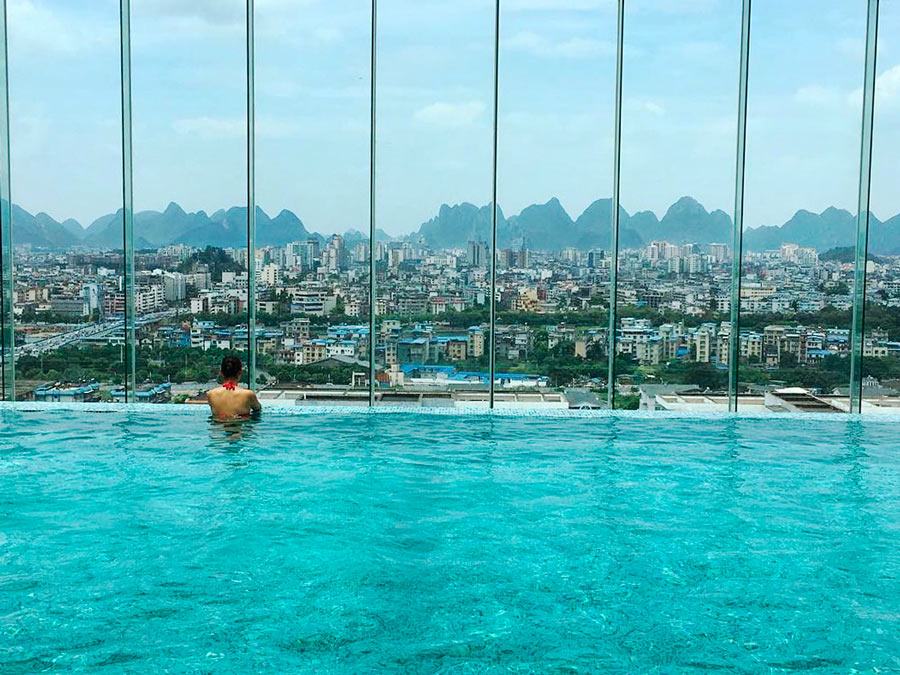 Maryreds Swim with a view