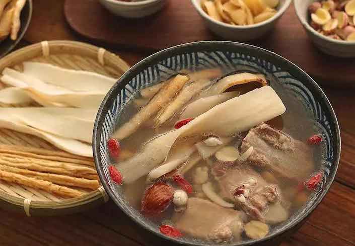 bowl of chinese soup
